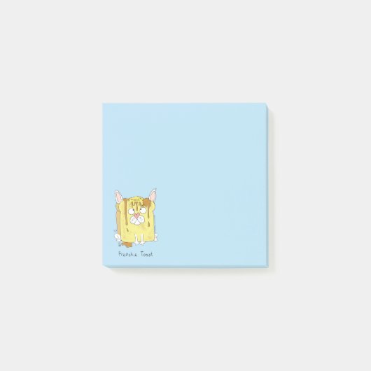 Grappige Franse Bulldog Franse hond Cartoon Post-it® Notes (Voorkant)