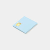 Grappige Franse Bulldog Franse hond Cartoon Post-it® Notes (Schuin)