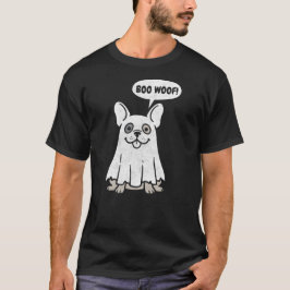 Grappige Franse Bulldog Halloween Geest Hond T-shirt