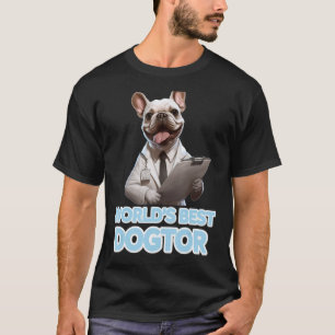 Grappige Franse Bulldog Love Dog Mom Worlds Beste  T-shirt
