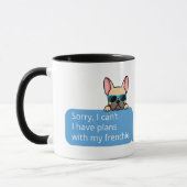 Grappige Franse Bulldog Mok (Links)