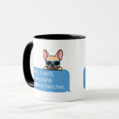 Grappige Franse Bulldog Mok (Voorkant links)