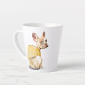 Grappige Franse Bulldog Mok – Frenchie Koffiemok (Linkerhoek)