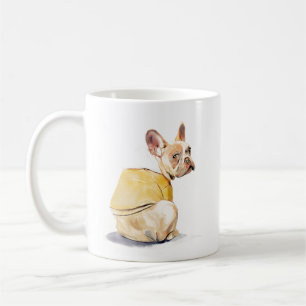 Grappige Franse Bulldog Mok – Frenchie Koffiemok