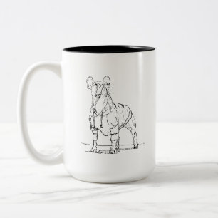 Grappige Franse Bulldog Mok – Ink Dog Koffiemok