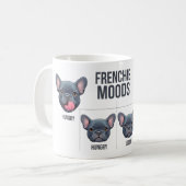 Grappige Franse Bulldog-ontwerpen Koffiemok (Voorkant links)