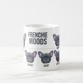 Grappige Franse Bulldog-ontwerpen Koffiemok (Center)