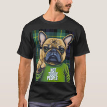 Grappige Franse Bulldog Stijlvol Plaid voor Honden