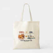 Grappige Franse Bulldog Zoomies Coma Hond Moeder T Tote Bag (Achterkant)