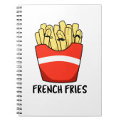 Grappige Franse frietjes Fast Food grap Notitieboek (Voorkant)