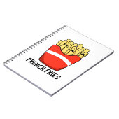 Grappige Franse frietjes grap  Notitieboek (Linkerzijde)
