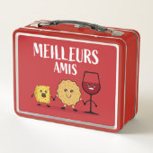 grappige Franse kaasliefhebbers (Achterkant)