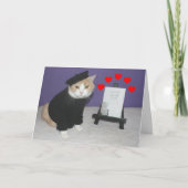Grappige Franse Kat Valentijn Feestdagen Kaart (Voorkant)