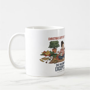 Grappige Franse Moeder Kerstcadeau Geen Slaap Hond Koffiemok