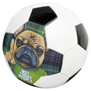Grappige Franse stier hond niet vandaag Voetbal