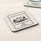 Grappige Franse verjaardag Bier Onderzetter (Linkerzijde)