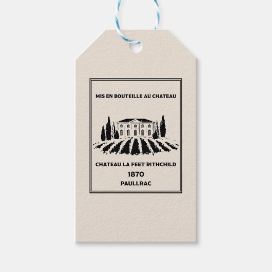 Grappige Franse verjaardag Cadeaulabel (Voorkant)