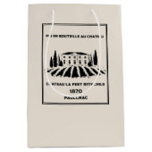 Grappige Franse verjaardag Medium Cadeauzakje (Voorkant)