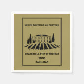 Grappige Franse verjaardag Servet (Voorkant)