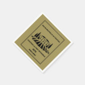 Grappige Franse verjaardag Servet (Hoek)