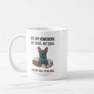 Grappige Fransoos At M'n Schoen en M'n Wil om Boos Koffiemok