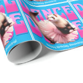 Grappige fret in een Tutu Dancing Cadeaupapier (Rol Hoek)