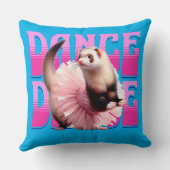 Grappige Fret in een Tutu Dansend Kussen (Achterkant)