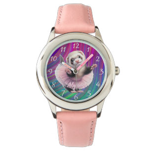 Grappige fret in een Tutu Doing Ballet Horloge
