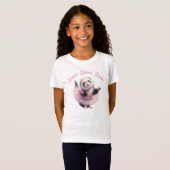 Grappige fret in een Tutu Doing Ballet T-shirt (Voorkant volledig)