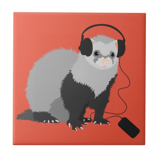 Grappige Fret Muziek Liefhebber Tegeltje (Voorkant)