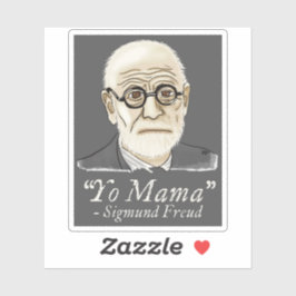Grappige Freud psychologie Sticker