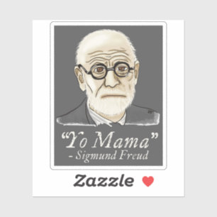Grappige Freud psychologie Sticker