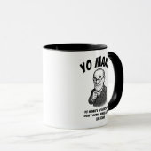 Grappige Freud "Yo Mama" psychologie grap over ont Mok (Voorkant rechts)