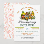 Grappige Friendsgiving Kaart (Voorkant / Achterkant)