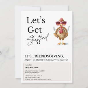 Grappige Friendsgiving Kaart