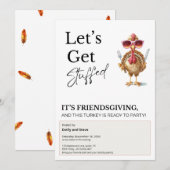 Grappige Friendsgiving Kaart (Voorkant / Achterkant)