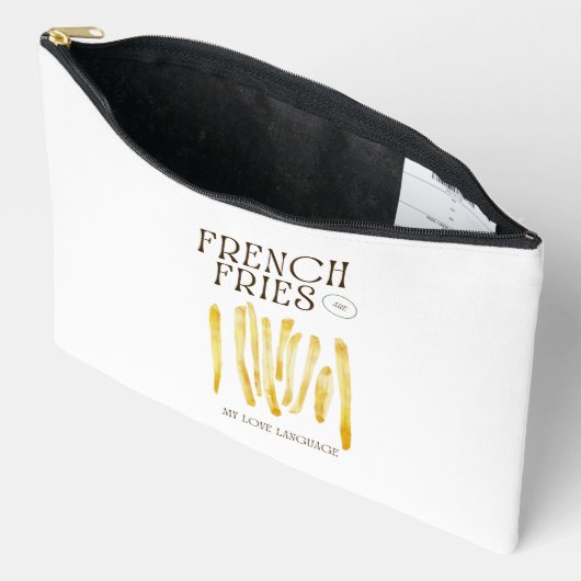 Grappige frietjes love pouch bag etui (Open)