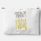 Grappige frietjes love pouch bag etui (Achterkant)