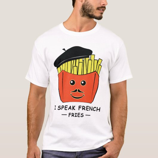 Grappige frietjes ontwerp t-shirt (Voorkant)