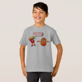 Grappige frietjes, snob Franse aardappelhoofd Humo T-shirt (Voorkant volledig)