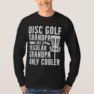 Grappige frisbee disc golf opa Frolf disc golfen T-shirt