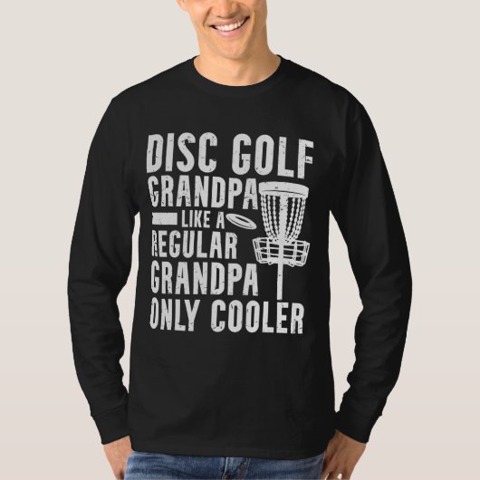 Grappige frisbee disc golf opa Frolf disc golfen T-shirt (Voorkant)