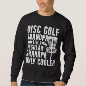 Grappige frisbee disc golf opa Frolf disc golfen Trui (Voorkant)