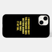 Grappige Frisbee-grap Case-Mate iPhone Case (Achterkant (horizontaal))