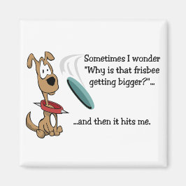 Grappige Frisbee magneet