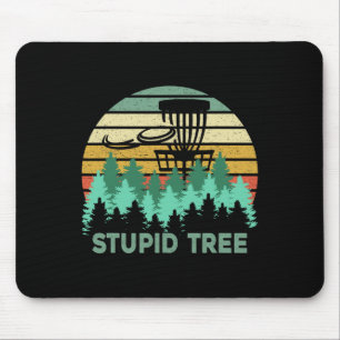 Grappige Frisbee Stomme Boom Disc Golf Cadeau Vlie Muismat