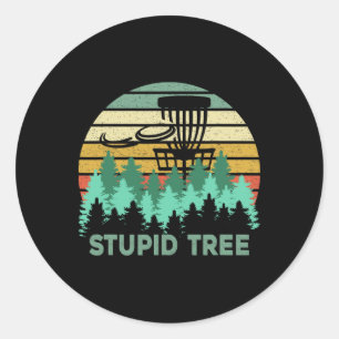Grappige Frisbee Stomme Boom Disc Golf Cadeau Vlie Ronde Sticker