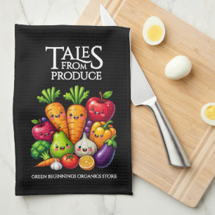 Grappige Fruit Groenten Verhalen uit Producenten W Theedoek
