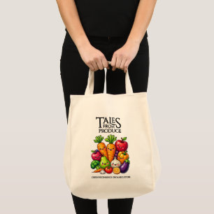 Grappige Fruit Groenten Verhalen uit Producenten W Tote Bag