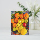 GRAPPIGE FRUIT ONTWERP BRIEFKAART (Staand voorkant)